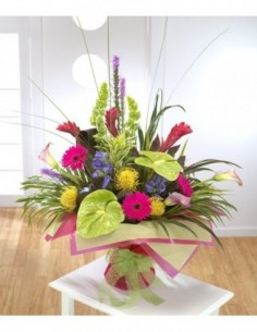 Centro flores exótico