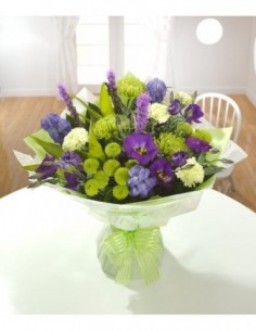 Ramos azules y verdes